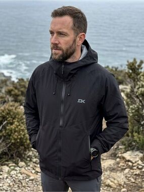 Dakine Black Hooded Lightweight Waterproof Jacket XXL